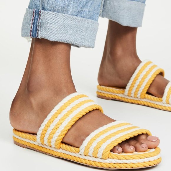 Zimmermann | Shoes | Zimmerman Yellow Rope Slides 38 Us 8 | Poshmark
